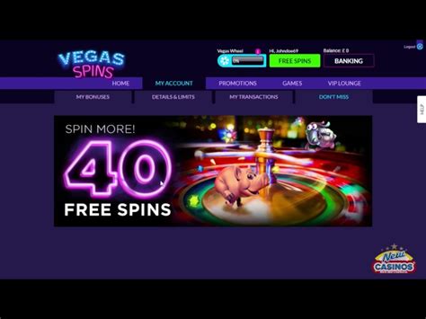 Vegas spins casino bonus